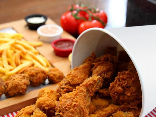 مرغ کنتاکی سوخاری