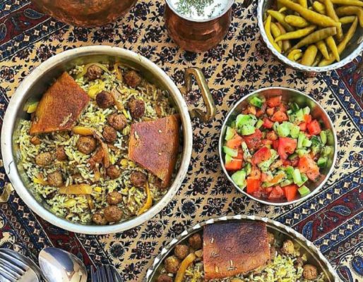 کلم قمری پلو